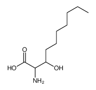 2-amino-3-hydroxydecanoic acid Structure