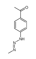 4'-(3-Methyl-1-triazeno)acetophenone Structure