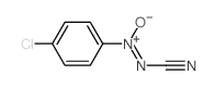 (Z)-(4-chlorophenyl)-cyanoimino-oxido-azanium结构式