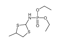 N-diethoxyphosphoryl-4-methyl-1,3-dithiolan-2-amine结构式