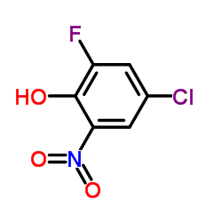 4-Chloro-2-fluoro-6-nitrophenol Structure