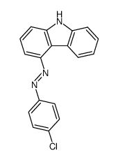 4-(4-chloro-phenylazo)-carbazole结构式