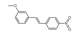 1-methoxy-3-[2-(4-nitrophenyl)ethenyl]benzene结构式