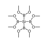 tetrakis(dimethoxyboranyl)silane Structure