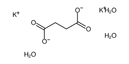 琥珀酸二钾三水合物结构式