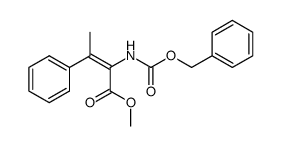 (E)-2-Benzyloxycarbonylamino-3-phenyl-but-2-enoic acid methyl ester Structure