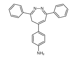 4-(3,7-diphenyl-4H-diazepin-5-yl)aniline Structure