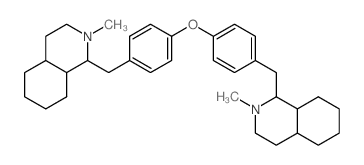 2-methyl-1-[[4-[4-[(2-methyl-3,4,4a,5,6,7,8,8a-octahydro-1H-isoquinolin-1-yl)methyl]cyclohexyl]oxycyclohexyl]methyl]-3,5-dihydro-1H-isoquinoline结构式