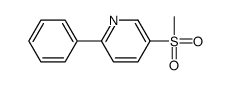 5-methylsulfonyl-2-phenylpyridine结构式