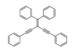 (3-benzhydrylidene-5-phenylpenta-1,4-diynyl)benzene Structure