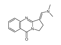 3-((dimethylamino)methylene)-2,3-dihydropyrrolo[2,1-b]quinazolin-9(1H)-one结构式