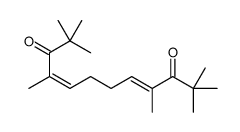 2,2,4,9,11,11-hexamethyldodeca-4,8-diene-3,10-dione结构式