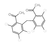 1-[2-[(2-acetyl-3,5,6-trichloro-phenyl)methyl]-3,4,6-trichloro-phenyl]ethanone picture