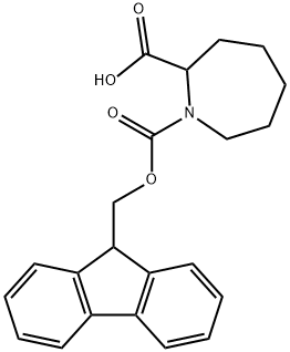 1-{[(9H-fluoren-9-yl)methoxy]carbonyl}azepane-2-carboxylic acid Structure