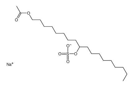 sodium 9-acetoxy-1-nonylnonyl sulphate结构式