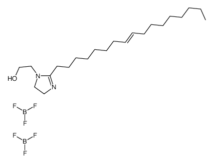 hexafluoro[μ-(2-heptadec-8-enyl-4,5-dihydro-1H-imidazole-1-ethanol-N1:N3)]diboron Structure