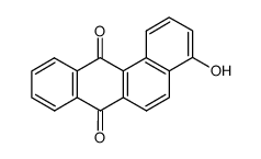 4-hydroxy-benz[a]anthracene-7,12-dione Structure