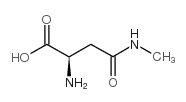 L-Asparagine, N-methyl- Structure