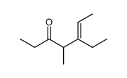 5-Ethyl-4-methyl-5-hepten-3-one structure