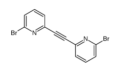 2-bromo-6-[2-(6-bromopyridin-2-yl)ethynyl]pyridine Structure