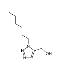 1-heptyl-5-hydroxymethyl-1,2,3-triazole Structure