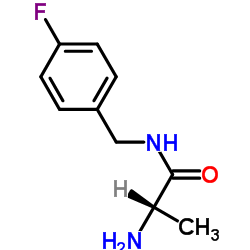 N-(4-Fluorobenzyl)alaninamide structure