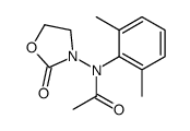 N-(2,6-dimethylphenyl)-N-(2-oxo-1,3-oxazolidin-3-yl)acetamide结构式