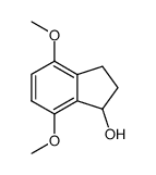 2,3-DIHYDRO-4,7-DIMETHOXY-1H-INDEN-1-OL结构式