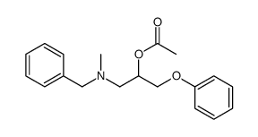 1-(benzylmethylamino)-2-acetoxy-3-phenoxypropane Structure