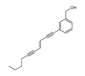 (3-dec-3-en-1,5-diynylphenyl)methanol Structure