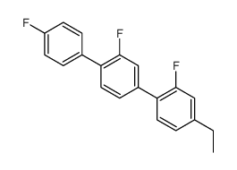 4-ethyl-2-fluoro-1-[3-fluoro-4-(4-fluorophenyl)phenyl]benzene Structure