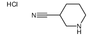 piperidine-3-carbonitrile hydrochloride Structure