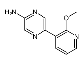 5-(2-methoxypyridin-3-yl)pyrazin-2-amine结构式