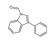 3-phenylindole-1-carbaldehyde结构式