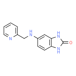 5-((PYRIDIN-2-YLMETHYL)AMINO)-1,3-DIHYDRO-2H-BENZIMIDAZOL-2-ONE结构式