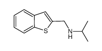 N-(1-Benzothien-2-ylmethyl)propan-2-amine hydrochloride结构式