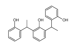 2,6-bis[1-(2-hydroxyphenyl)ethyl]phenol结构式