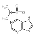 1H-Purine-6-sulfonamide, N,N-dimethyl-结构式