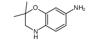 2,2-dimethyl-3,4-dihydro-1,4-benzoxazin-7-amine Structure