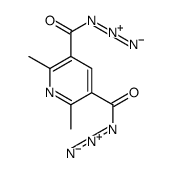 2,6-dimethylpyridine-3,5-dicarbonyl azide结构式