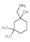 1-(Aminomethyl)-3,3-dimethyl-cyclohexanol structure