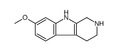 1H-Pyrido[3,4-b]indole, 2,3,4,9-tetrahydro-7-methoxy-结构式