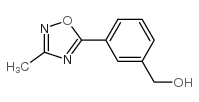 3-(3-甲基-1,2,4-噁二唑)苄醇结构式