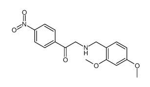 2-[(2,4-dimethoxyphenyl)methylamino]-1-(4-nitrophenyl)ethanone Structure