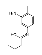 N-(3-amino-4-methylphenyl)butanamide结构式