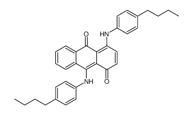 4,9-Bis-(4-butyl-phenylamino)-anthracene-1,10-dione Structure