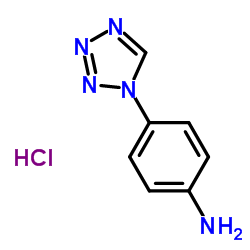 4-(1H-TETRAZOL-1-YL)ANILINE HYDROCHLORIDE structure