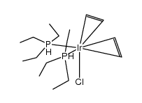 Ir(PEt3)2(C2H4)2Cl Structure