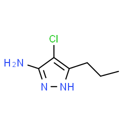 1H-Pyrazol-3-amine,4-chloro-5-propyl- Structure