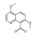 4,7-dimethoxy-8-nitroquinoline结构式